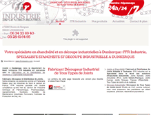 Tablet Screenshot of ffrindustrie.com